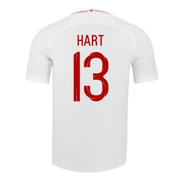 Camiseta Inglaterra 1ª Hart 13 2018 Blanco